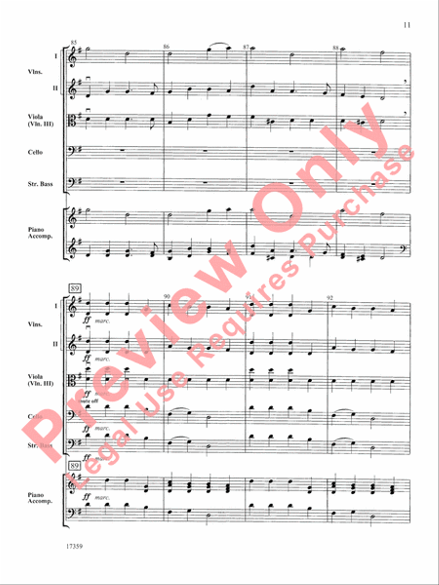 A Christmas Suite String Orchestra scores gallery preview page 12