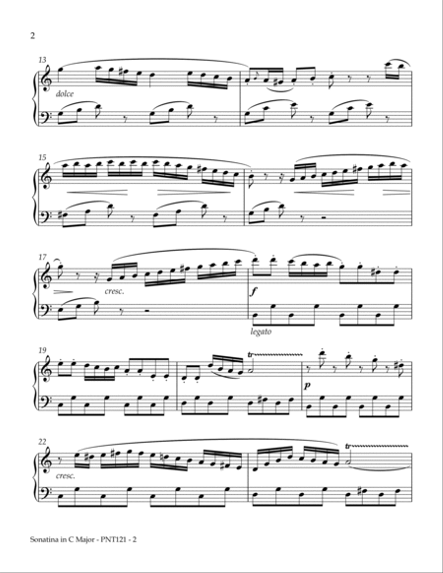 Sonatina Opus 36, Number 3 Piano Method scores gallery preview page 2