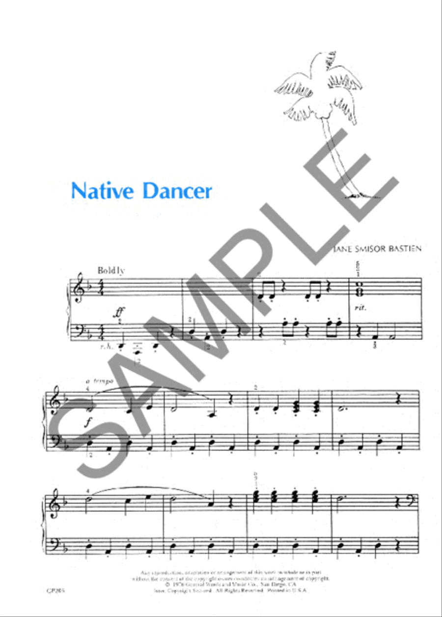 Native Dancer Piano Method scores gallery preview page 2