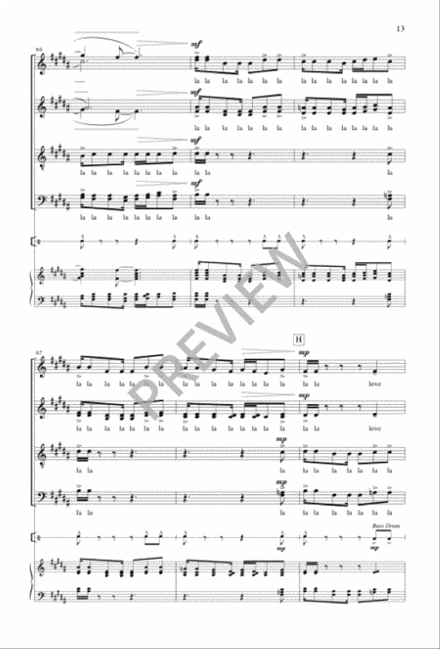 In Your Light Divisi scores gallery preview page 13
