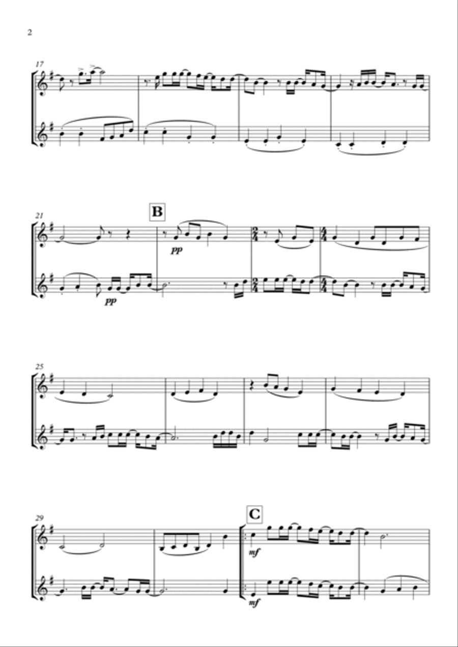 Goodness Of God String Duet scores gallery preview page 2