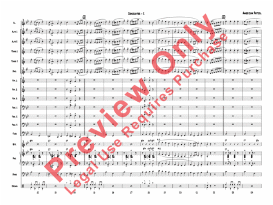 American Patrol American Patrol Jazz Ensemble scores gallery preview page 5