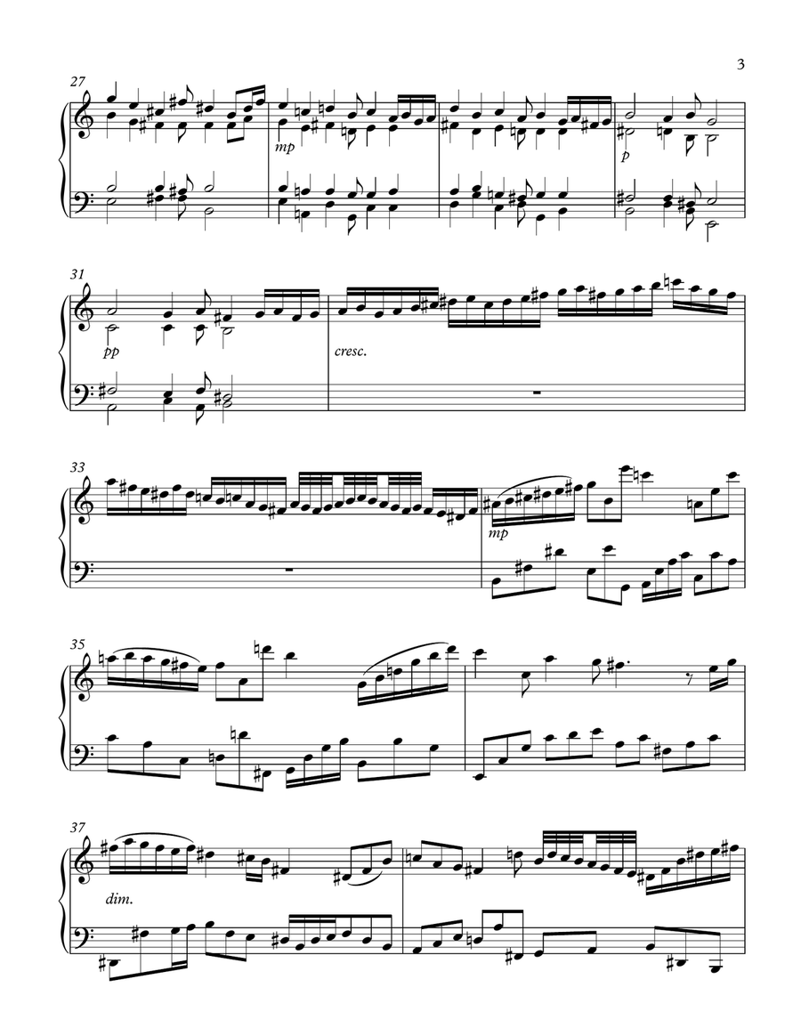 Impromptu in a minor Piano Solo scores gallery preview page 3