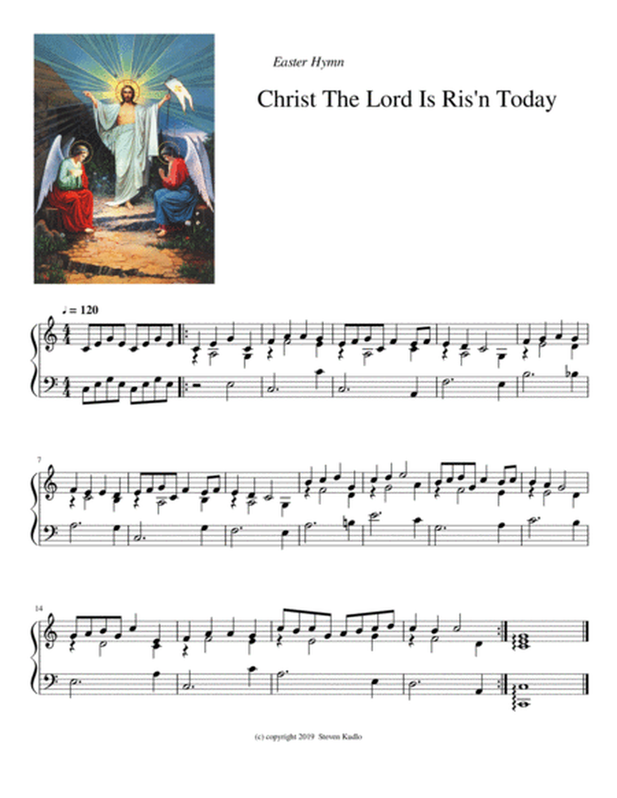 Christ The Lord Is Ris'n today image number null