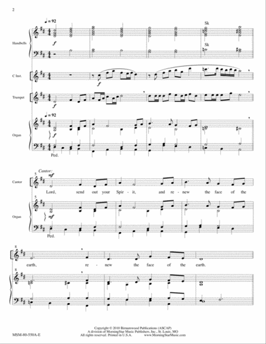 Lord, Send Out Your Spirit Choir scores gallery preview page 2