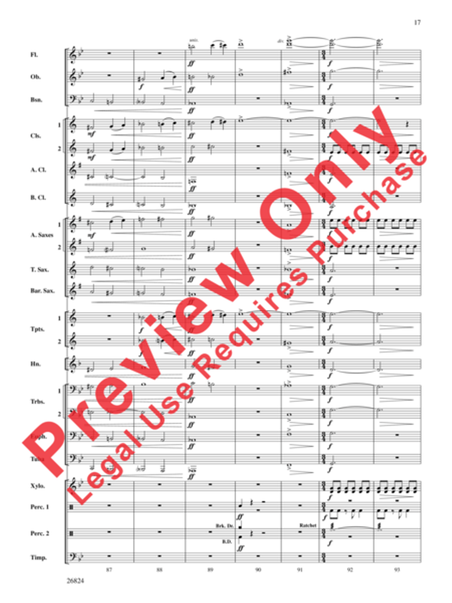 Contraption Contraption Concert Band scores gallery preview page 18