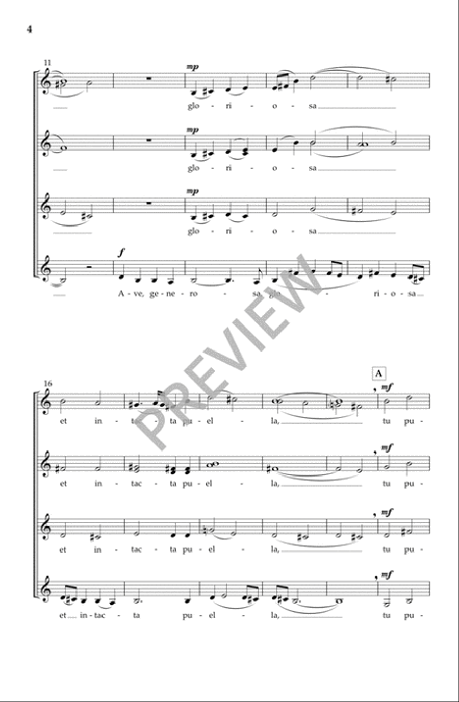 Ave Generosa (SSAA) SSAA scores gallery preview page 5