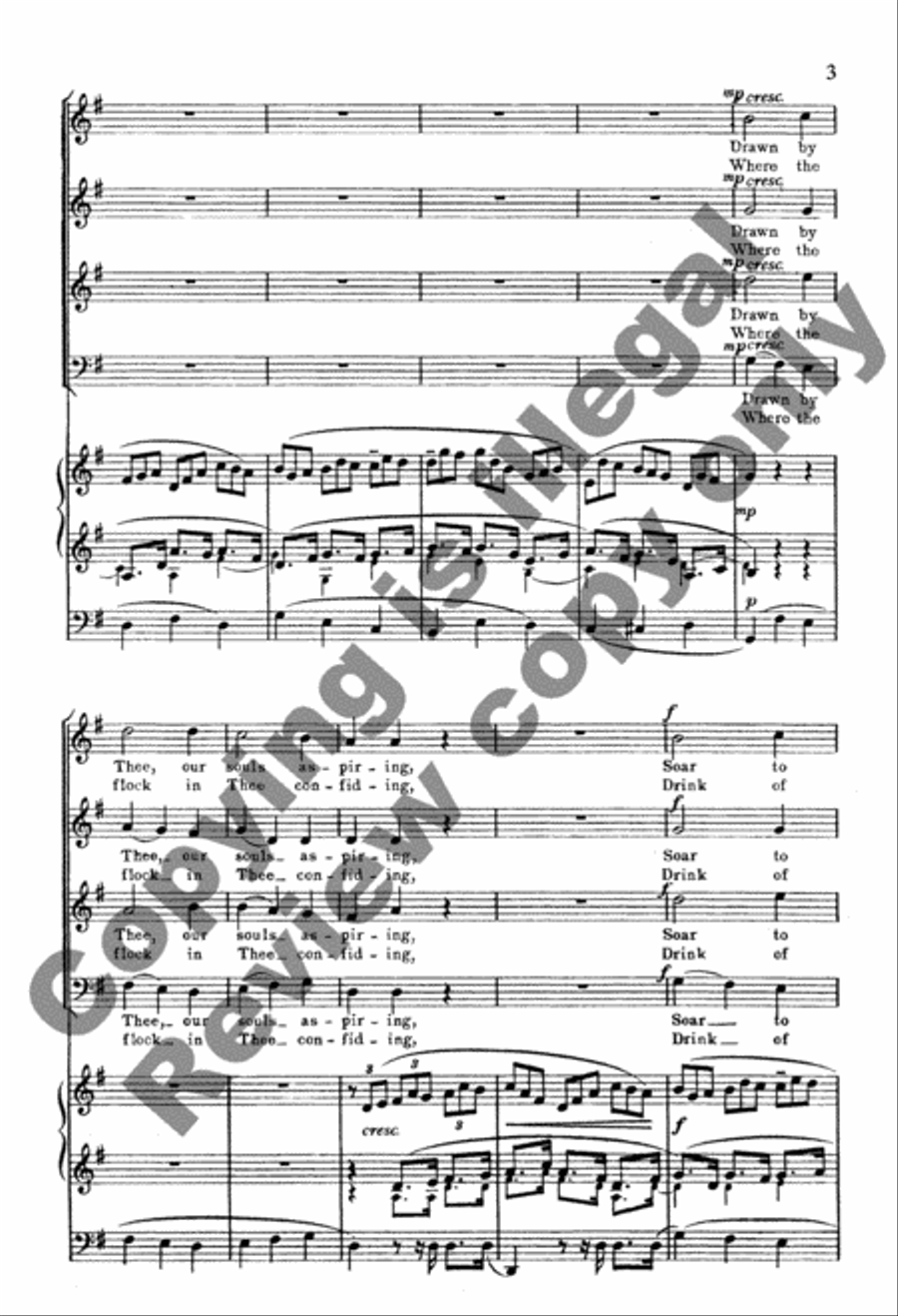 Jesu, Joy of Man's Desiring 4-Part scores gallery preview page 12
