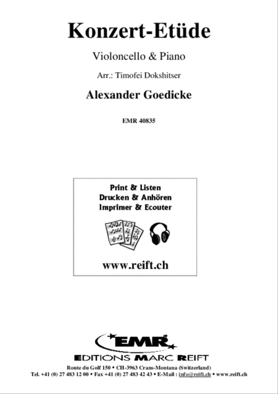 Konzert-Etude Konzert-Etude Piano Accompaniment scores gallery preview page 2