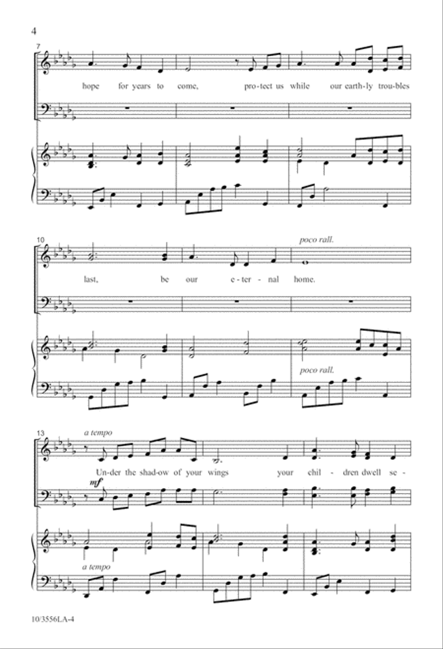 Our Hope for Years to Come 4-Part scores gallery preview page 5