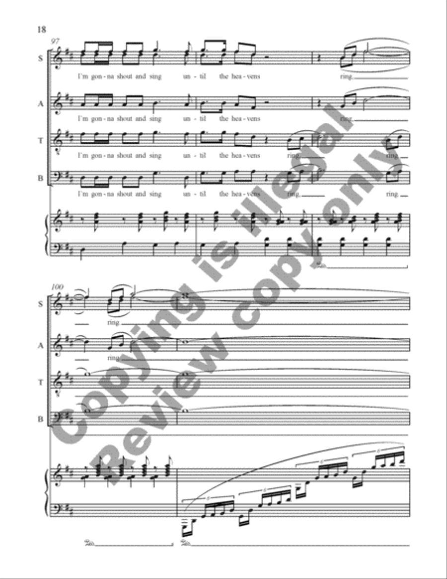 Gospel Songs: The Gospel Ship 4-Part scores gallery preview page 38