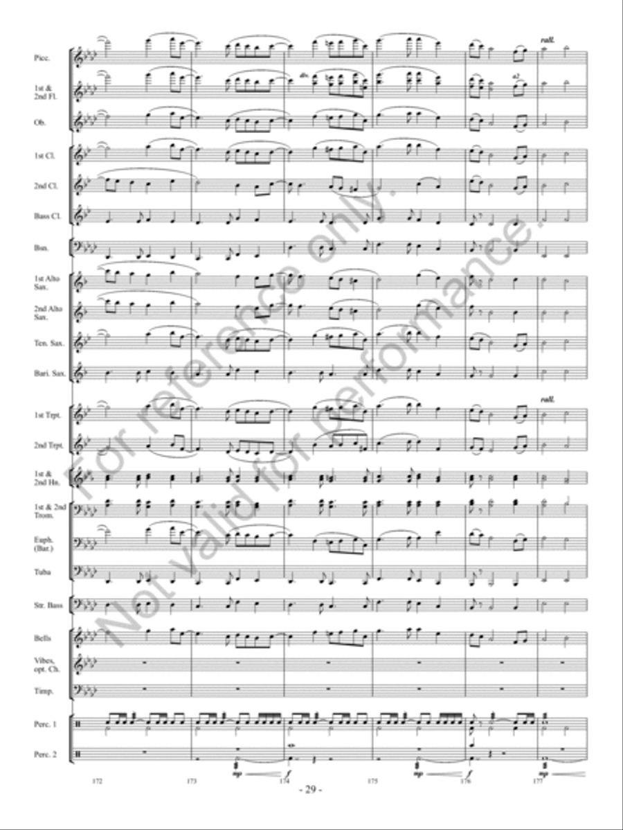 As Spring Arrives As Spring Arrives Concert Band scores gallery preview page 28