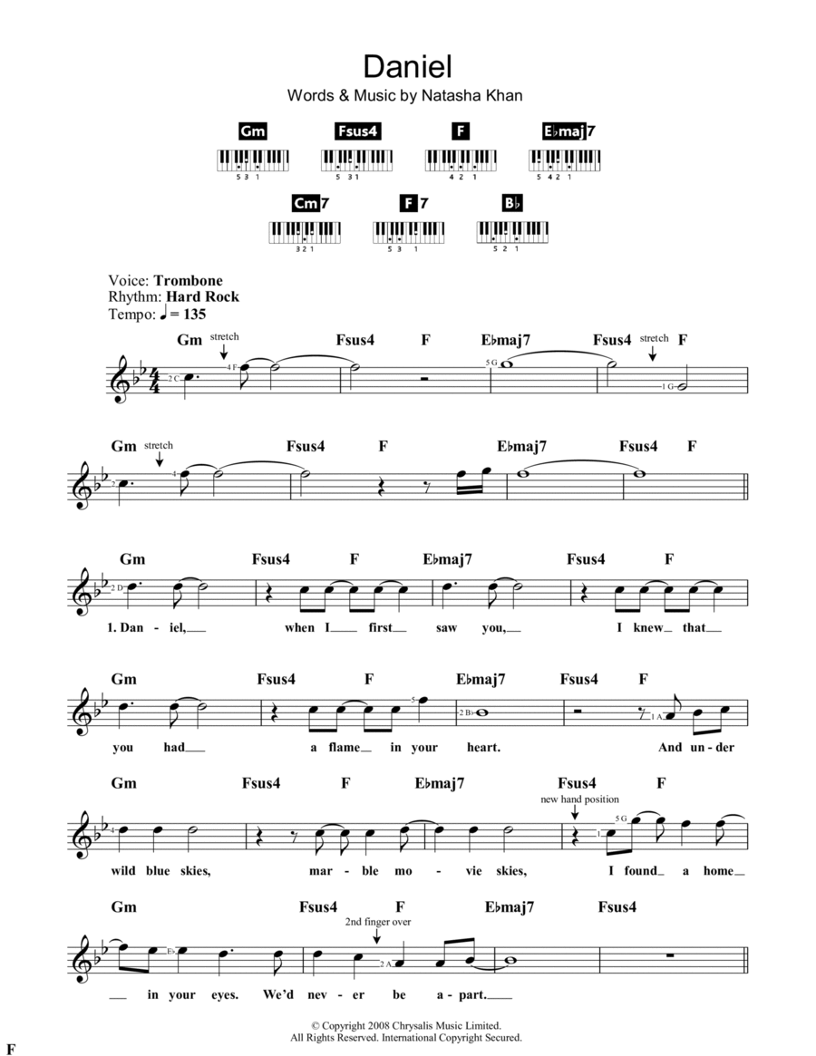 Daniel Piano scores gallery preview page 1