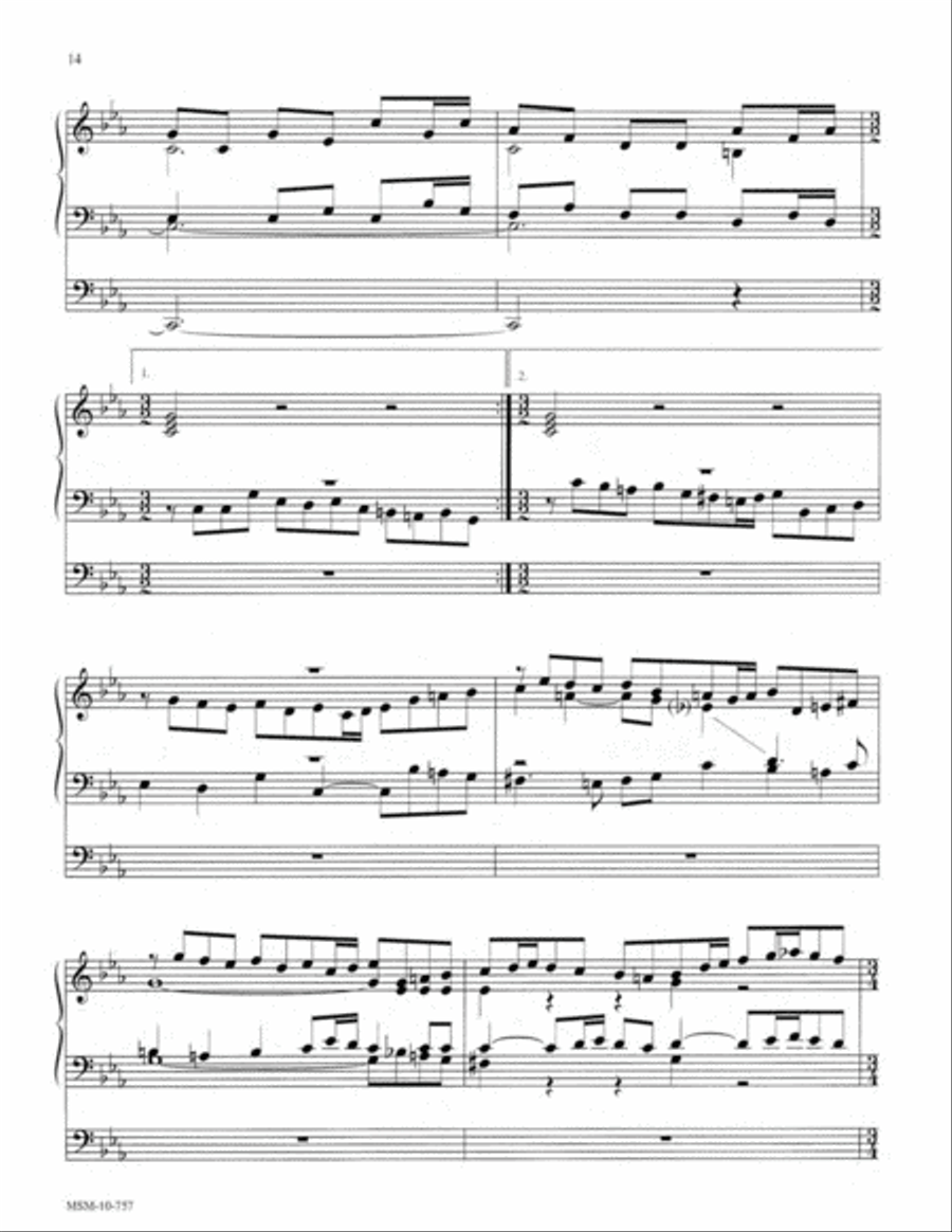 Three Hymns of Praise, Set 2 Organ scores gallery preview page 9