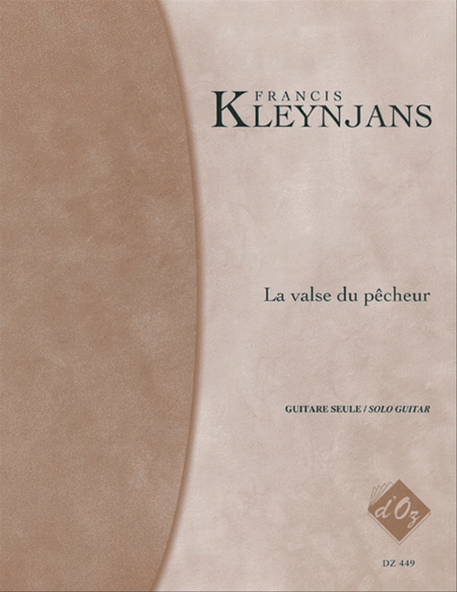 La valse du pêcheur, opus 184 Classical Guitar scores gallery preview page 1
