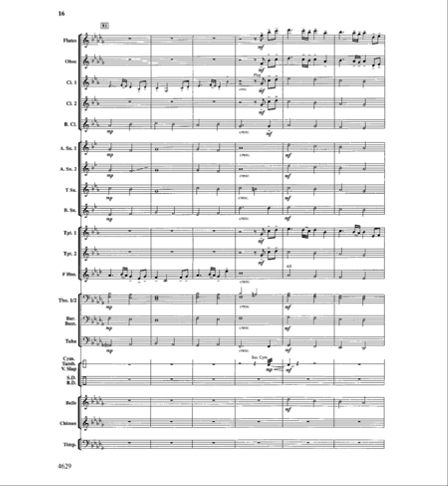 Sirocco Concert Band scores gallery preview page 17