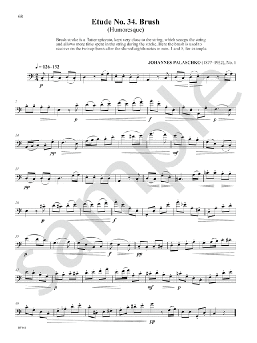 Mastering the Bow (Part 2: Spiccato) Double Bass scores gallery preview page 15