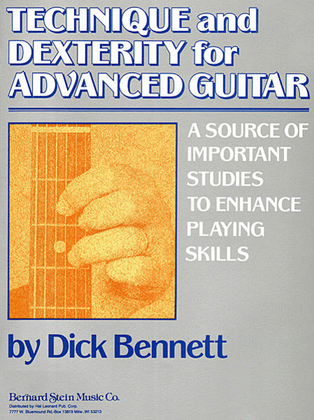 Technique & Dexterity For Advanced Guitar