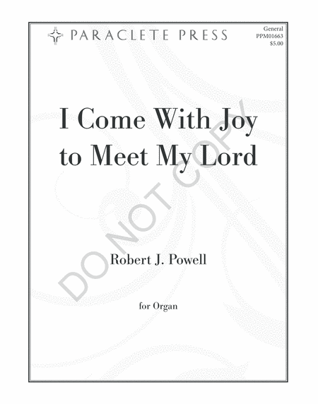 I Come with Joy to Meet My Lord image number null