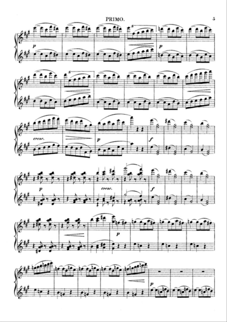 Gounod Ballet Music from Faust, for piano duet(1 piano, 4 hands), PG801 1 Piano, 4-Hands scores gallery preview page 4