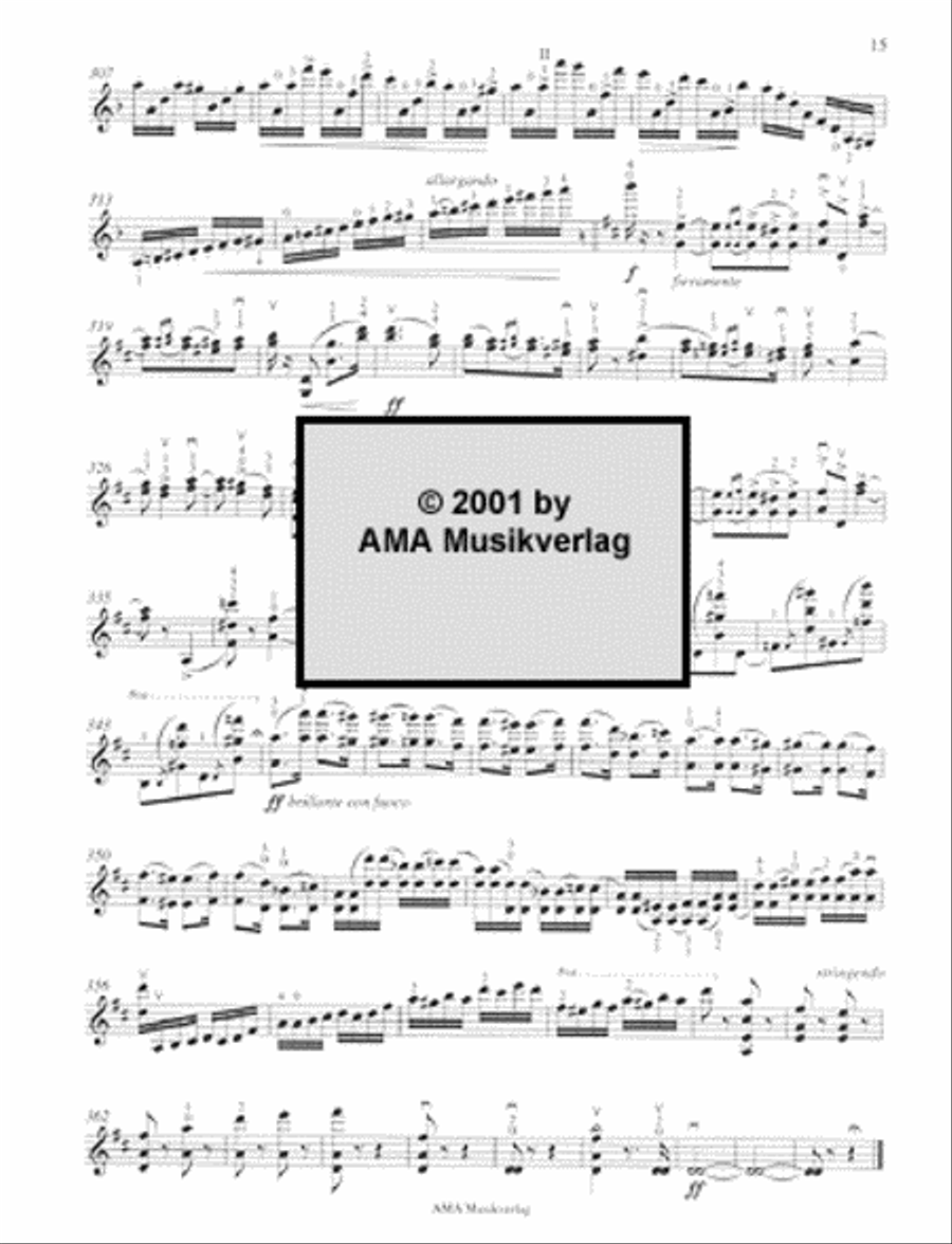 Henri Wieniawski - Violinkonzert No. 2 Violin Solo scores gallery preview page 3