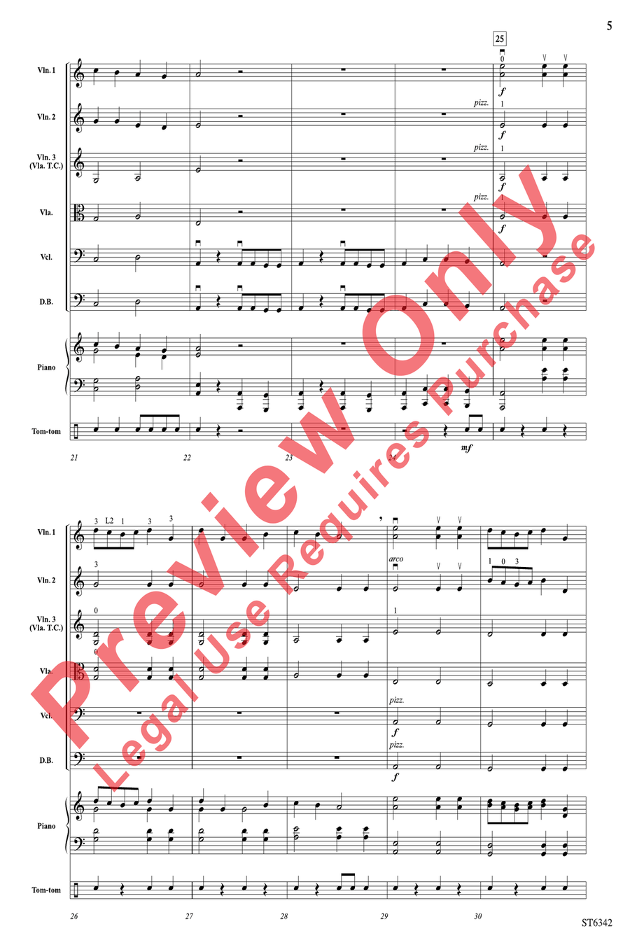 Viking String Orchestra scores gallery preview page 5