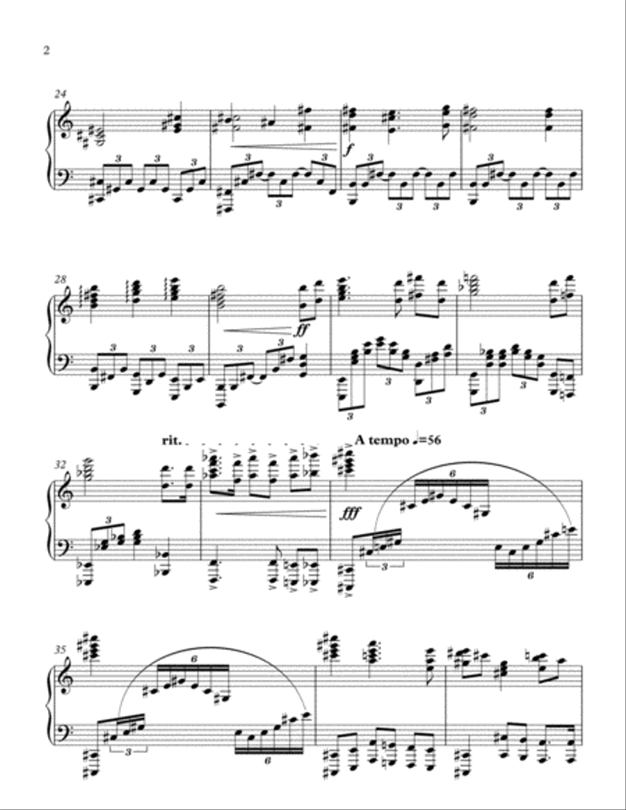 Consolation Piano Solo scores gallery preview page 2