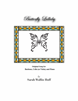 Book cover for Butterfly Lullaby (song for Baritone)