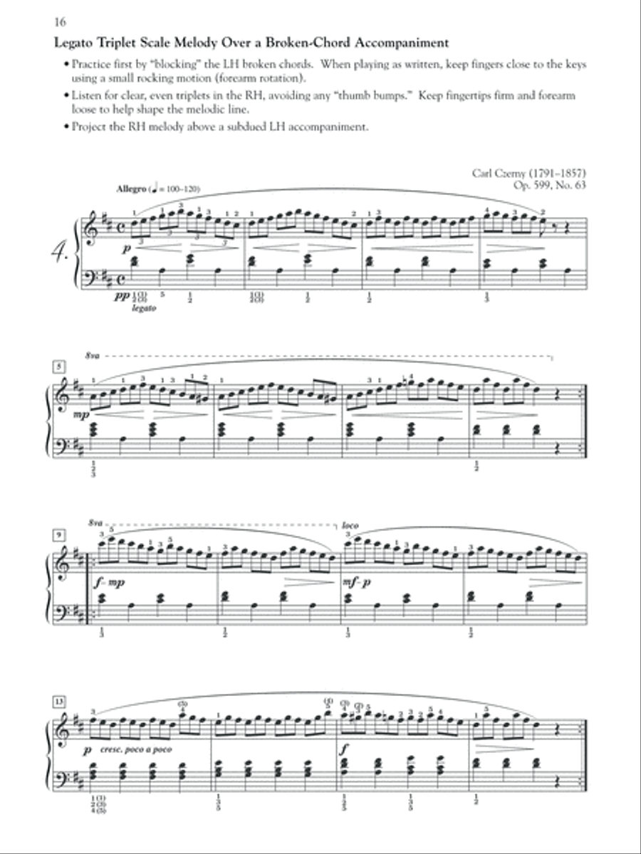 Burgmuller, Czerny & Hanon -- 41 Piano Studies Selected for Technique and Musicality, Book 2 Piano Method scores gallery preview page 3