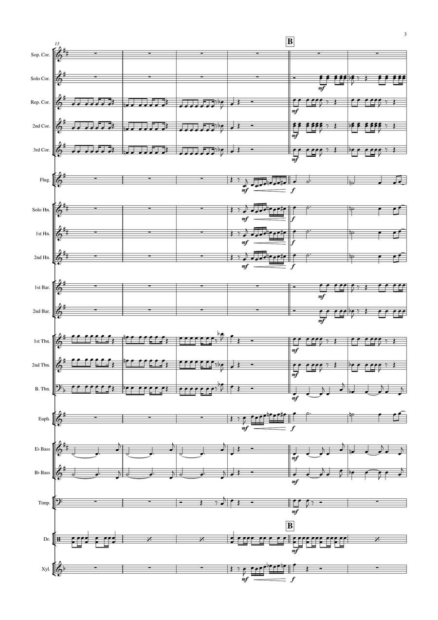 Let Me Entertain You Brass Band scores gallery preview page 4
