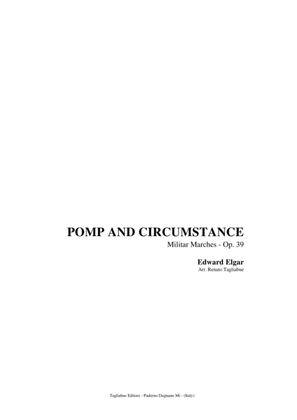 Book cover for POMP AND CIRCUMSTANCE - Militar Marches - Op. 39 - Arr. for Organ 3 staff