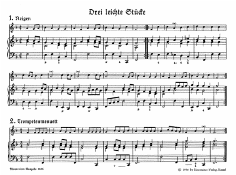 Aus einem Spielbuch von 1740 Flute scores gallery preview page 2