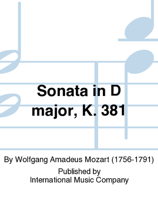 Book cover for Sonata In D Major, K. 381