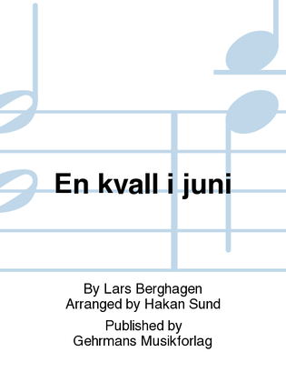 Book cover for En kvall i juni