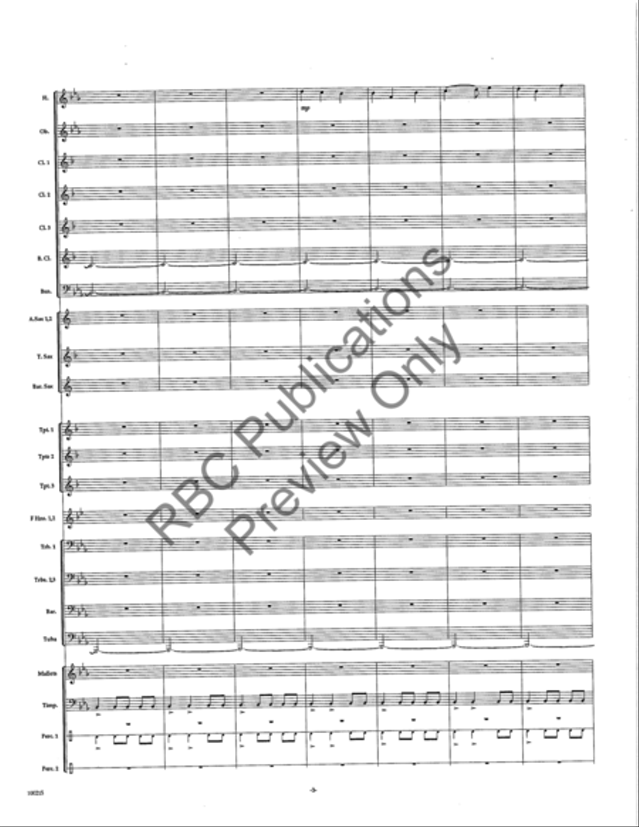 Cantica (Score) Cantica (Score) Concert Band scores gallery preview page 5