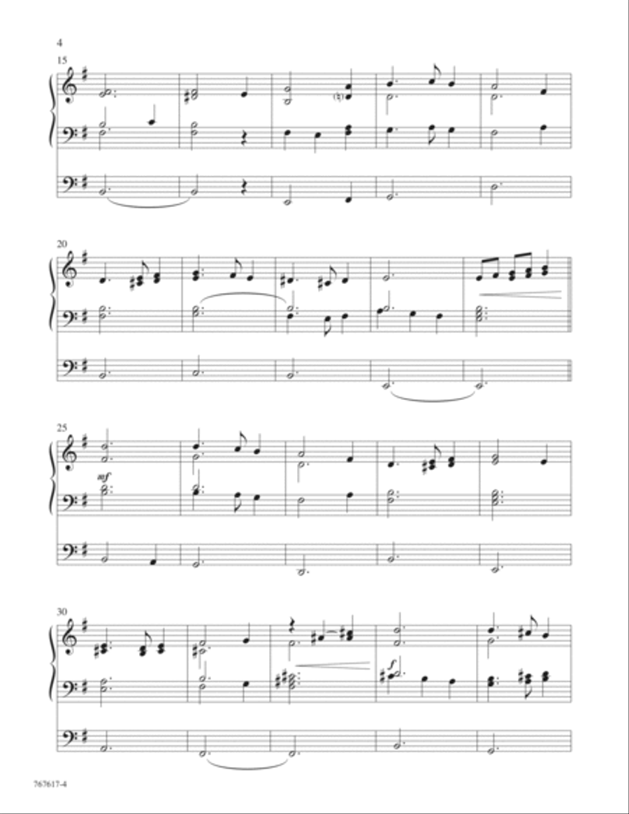Tidings of Joy! Promises of Peace Organ Solo scores gallery preview page 4