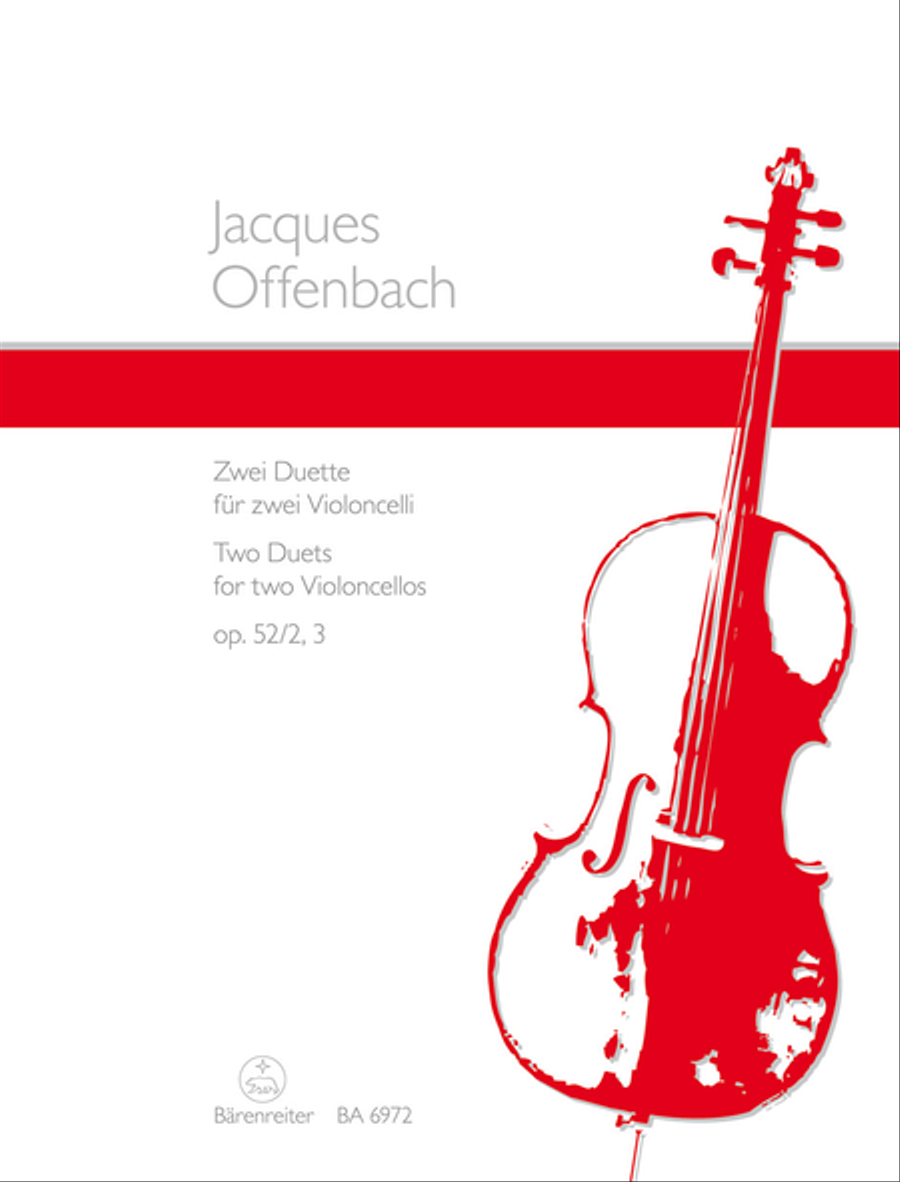 Zwei Duette for Violoncellos op. 52/2+3 String Duet scores gallery preview page 1