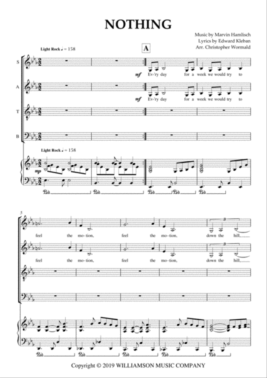 Nothing (fr Prod "a Chorus Line")