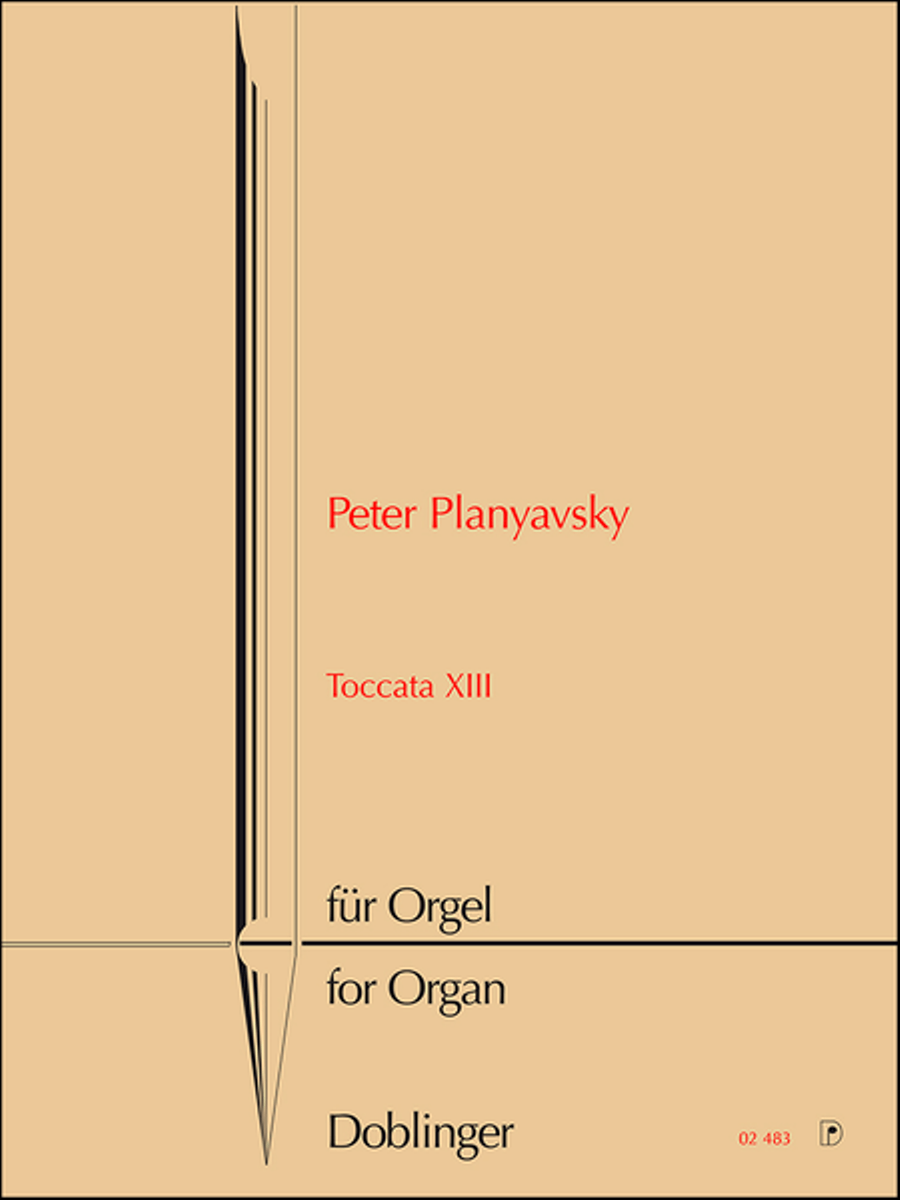 Toccata XIII Organ scores gallery preview page 1