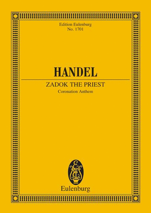 Book cover for Zadok the Priest