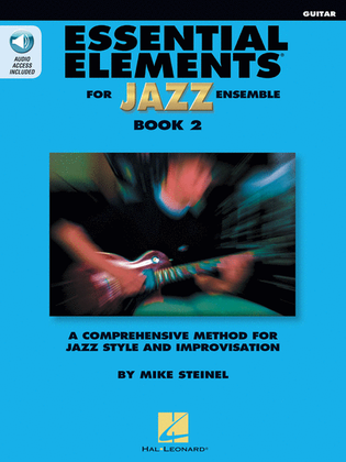 Book cover for Essential Elements for Jazz Ensemble Book 2 – Guitar