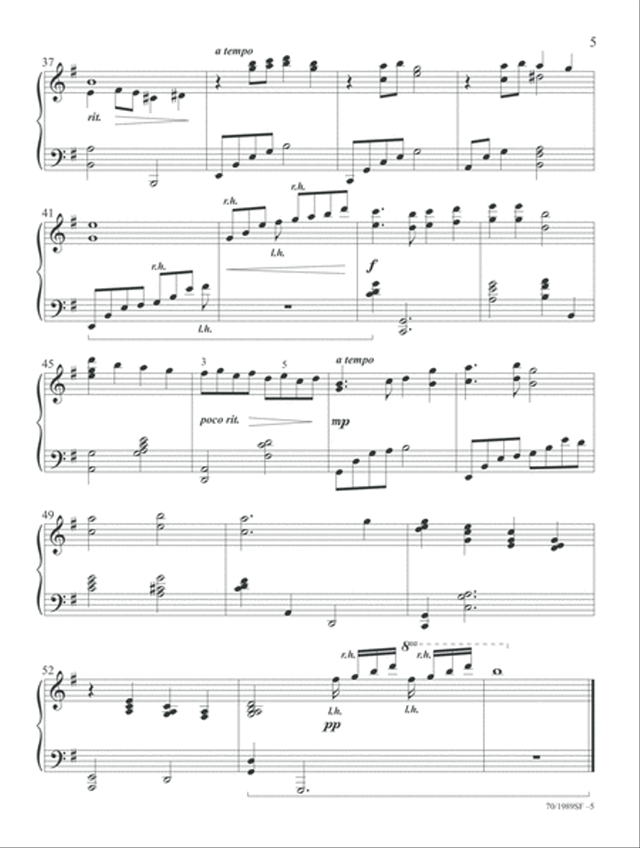 A Fireside Christmas Piano Solo scores gallery preview page 5