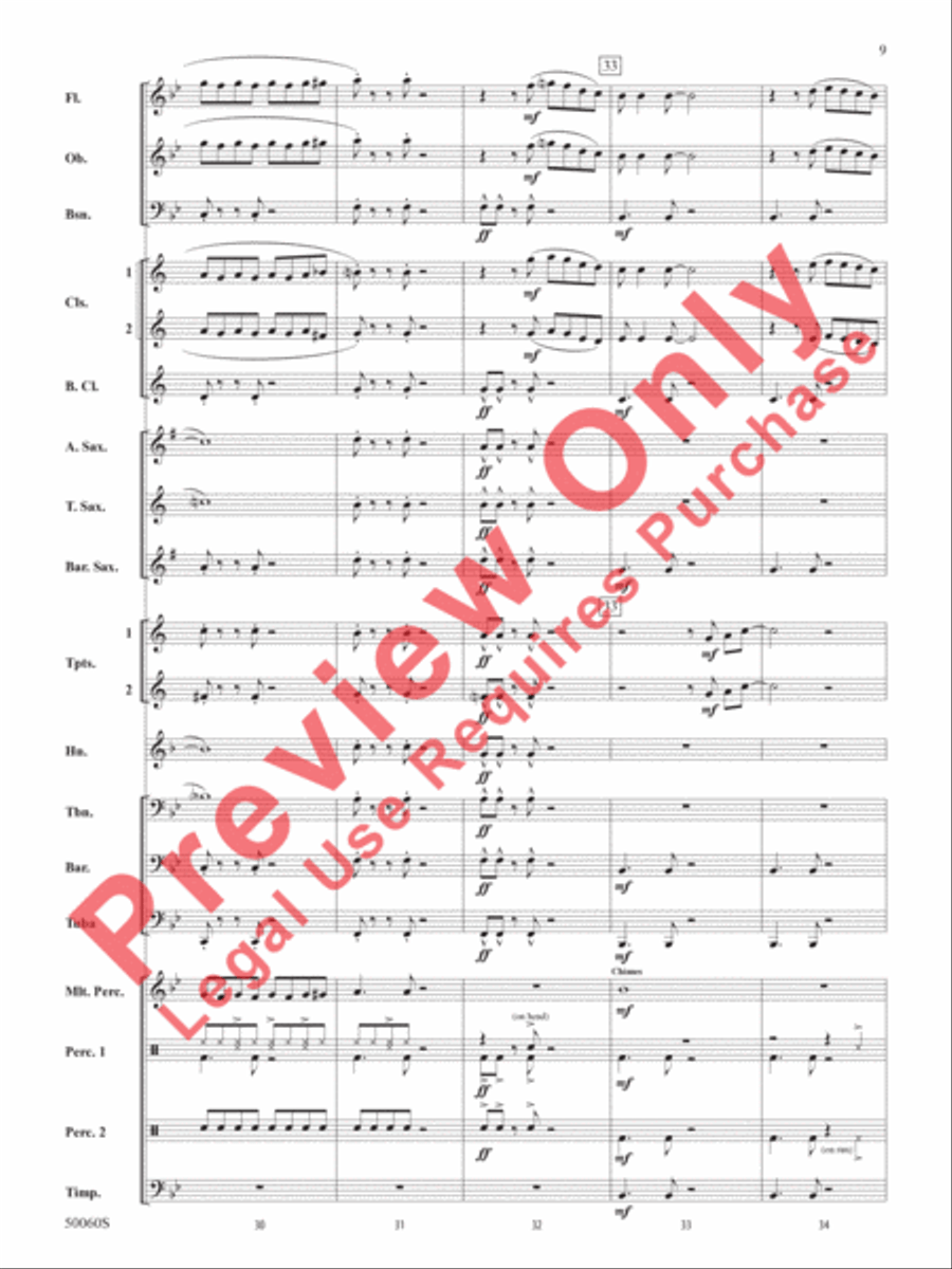 Made You Look Made You Look Concert Band scores gallery preview page 10