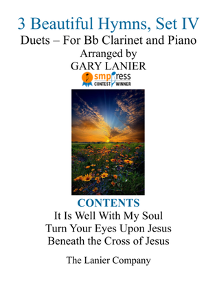 Gary Lanier: 3 BEAUTIFUL HYMNS, Set IV (Duets for Bb Clarinet & Piano)