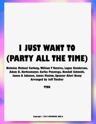 I Just Want To (party All The Time)
