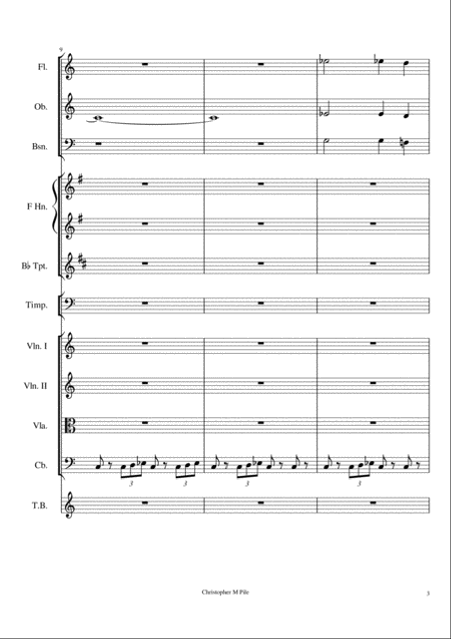 Mi Amigo Mi Amigo Full Orchestra scores gallery preview page 3