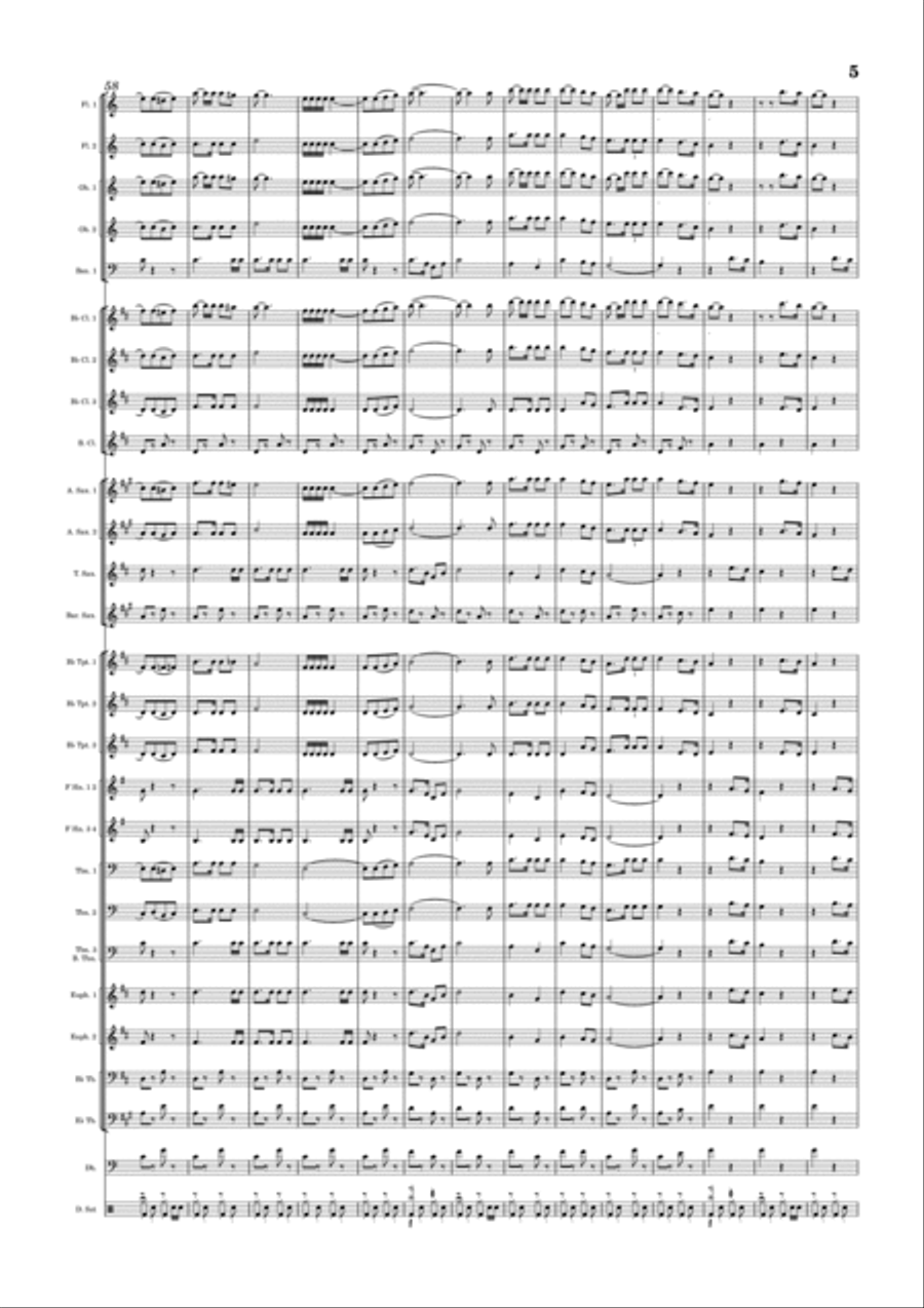 Taai Taai Medley (Viva Tirol - De Alpen Express) Concert Band scores gallery preview page 5