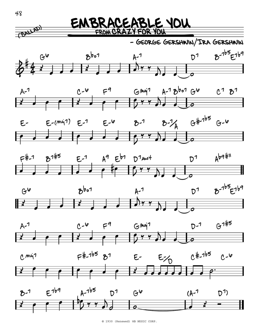 Embraceable You Piano scores gallery preview page 1