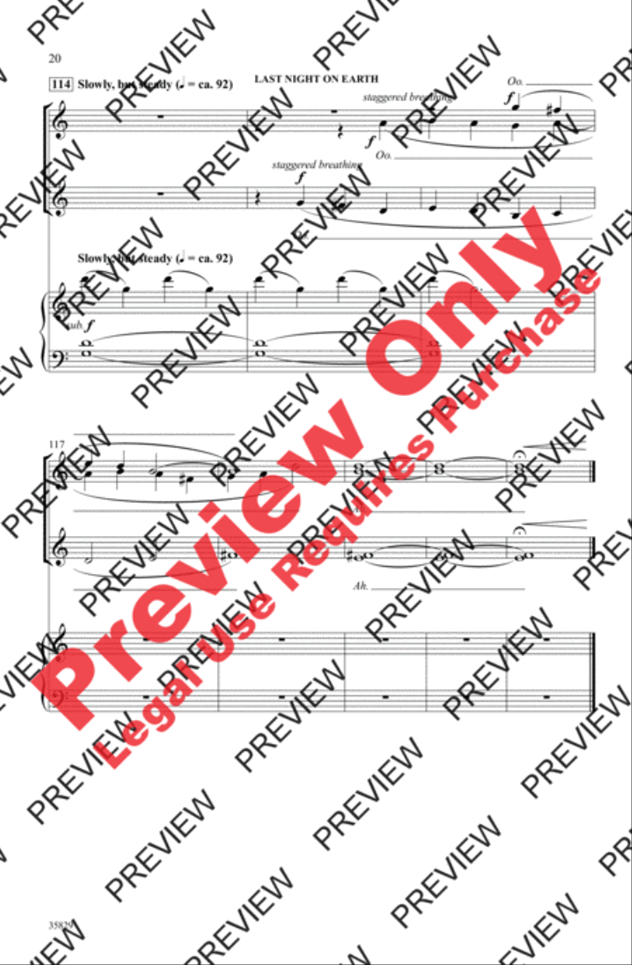 Green Day on Stage: Selections from American Idiot Women's Choir scores gallery preview page 20