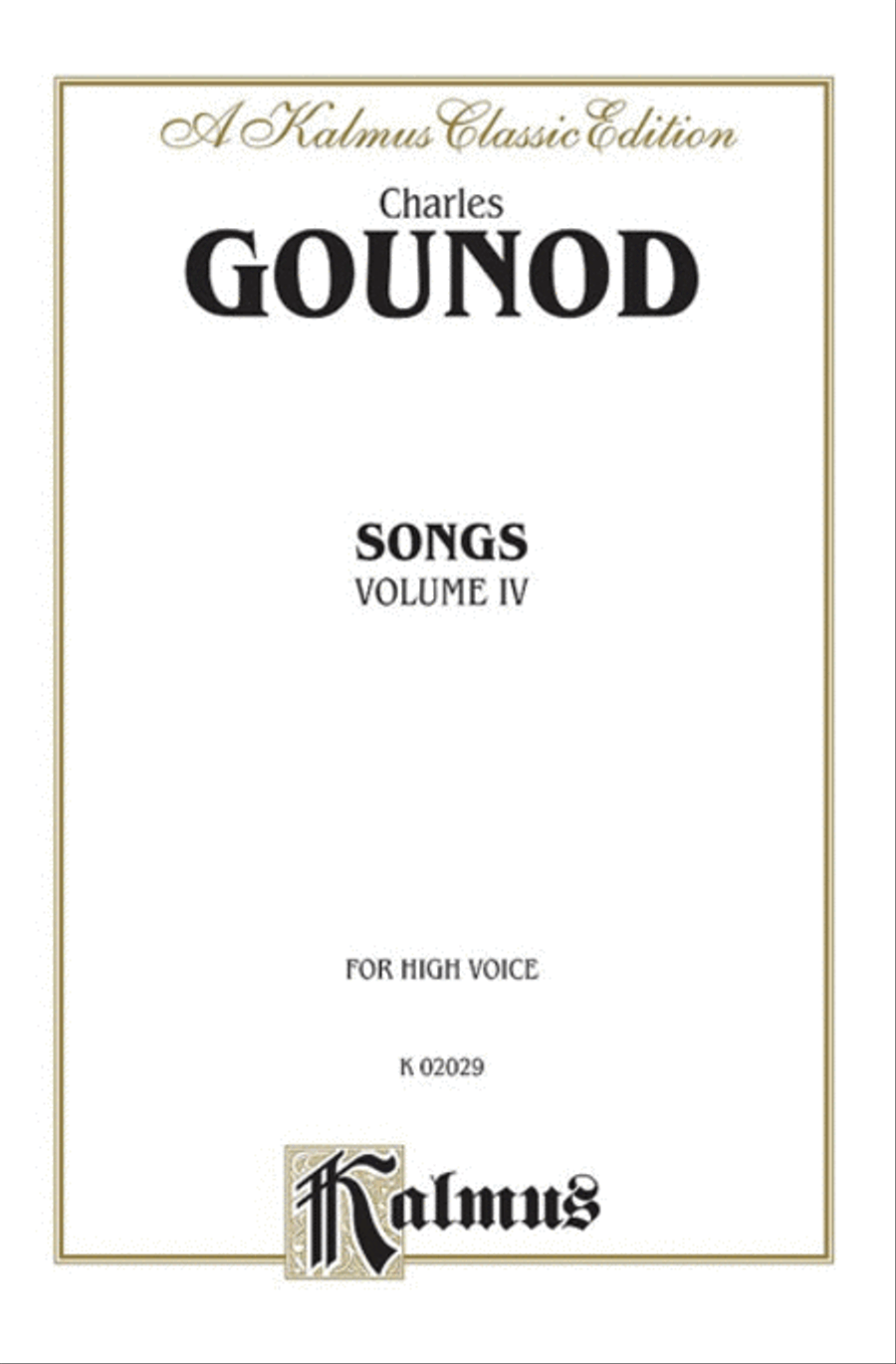 Songs, Volume 4